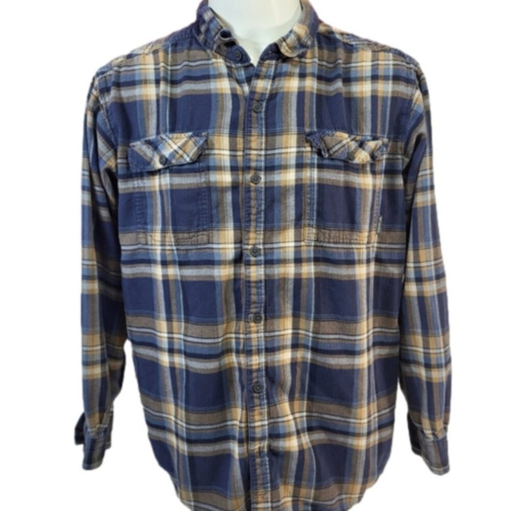 Columbia Plaid Collared Button Up Shirt